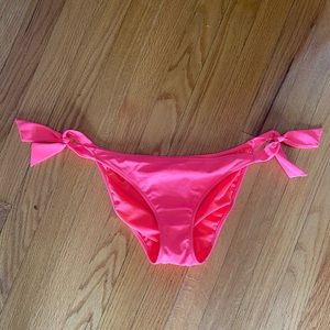 Hot Pink Victoria’s Secret tie bikini bottom